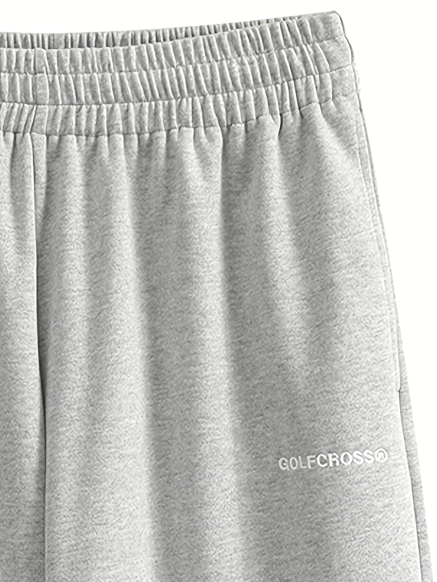 Light and breathable casual jogging in cotton blend with embroidered pattern.