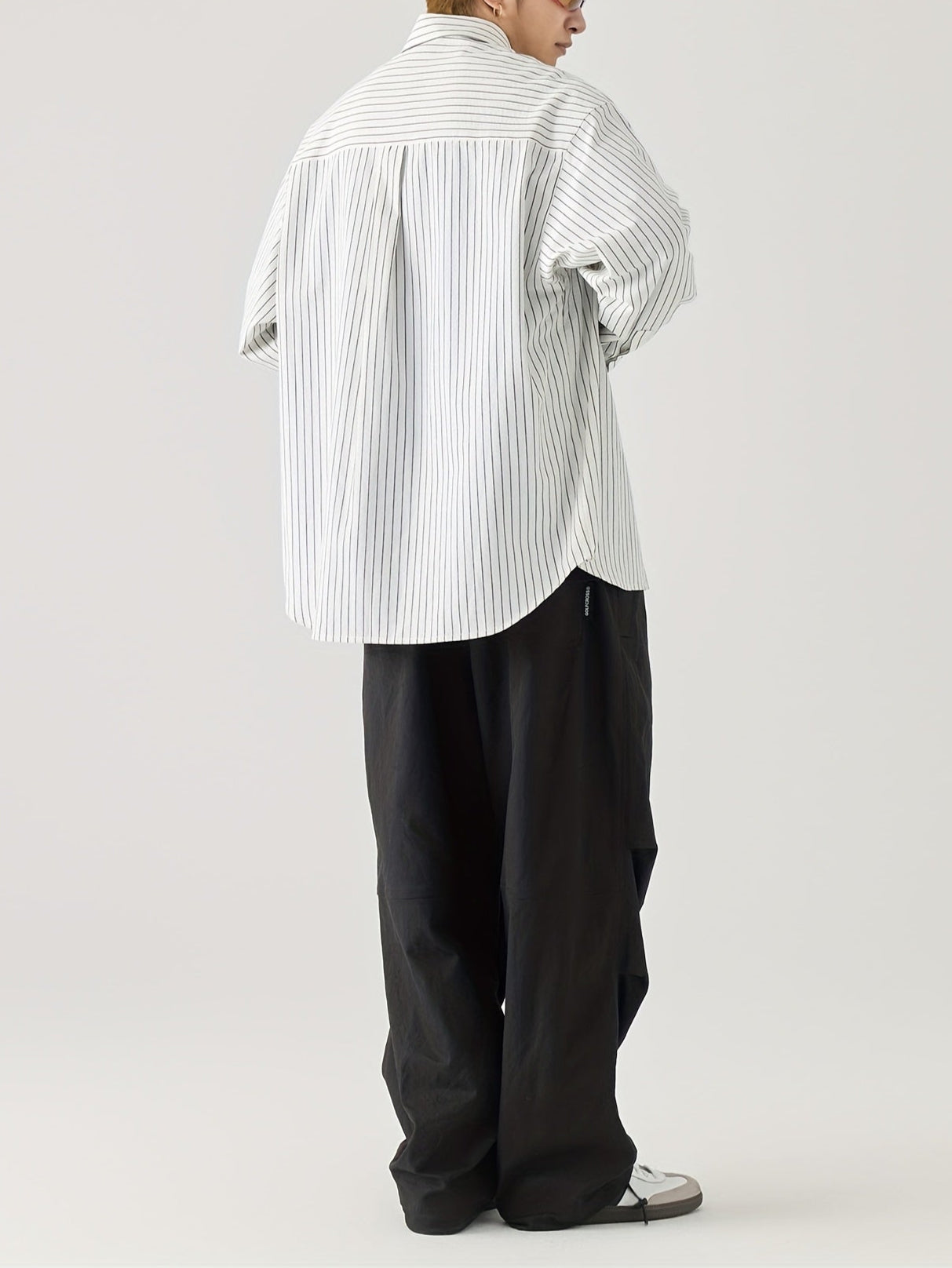 Camisa de manga larga con rayas