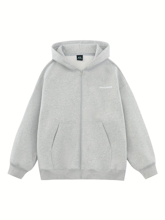Sudadera con capucha gruesa y cremallera