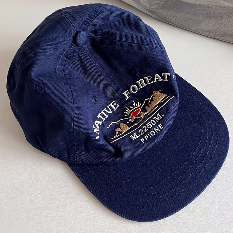 Adjustable flat visor cap