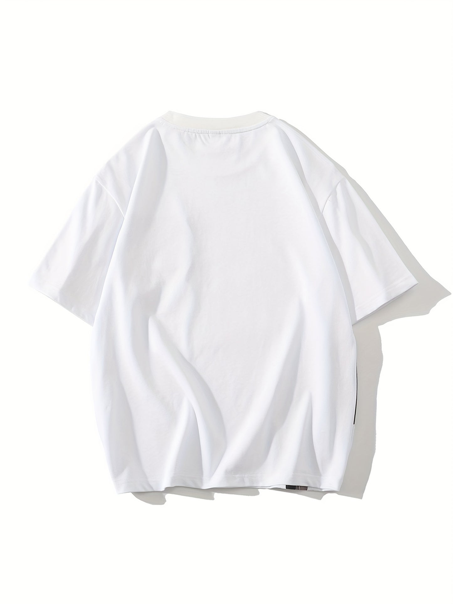 Camiseta de verano de manga corta para hombre tela ligera y transpirable