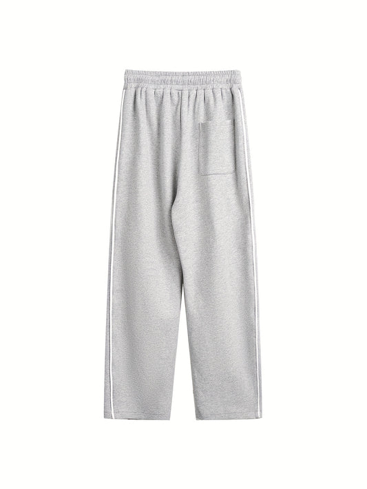Pantalones de chándal holgados grises