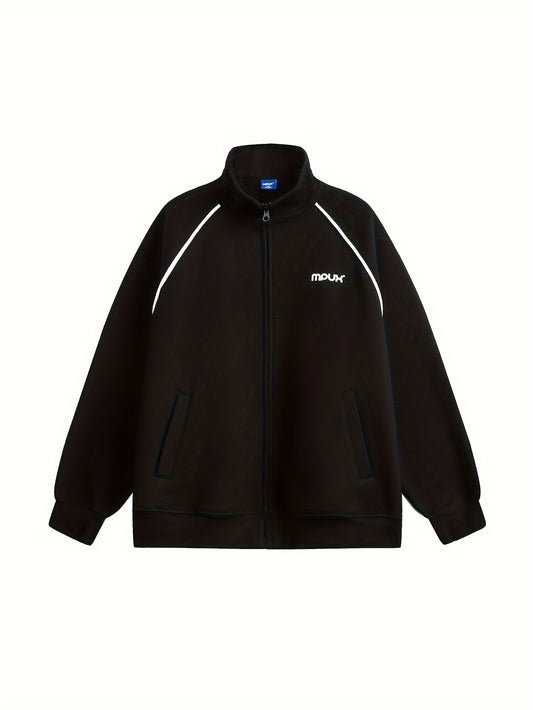 Sudadera informal negra con capucha