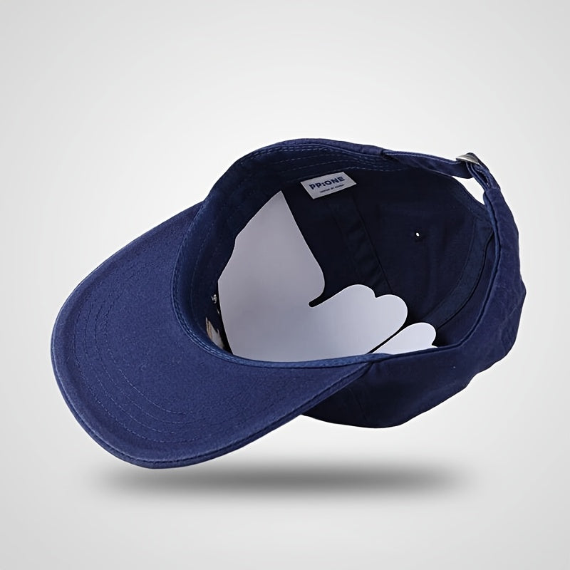 Adjustable flat visor cap
