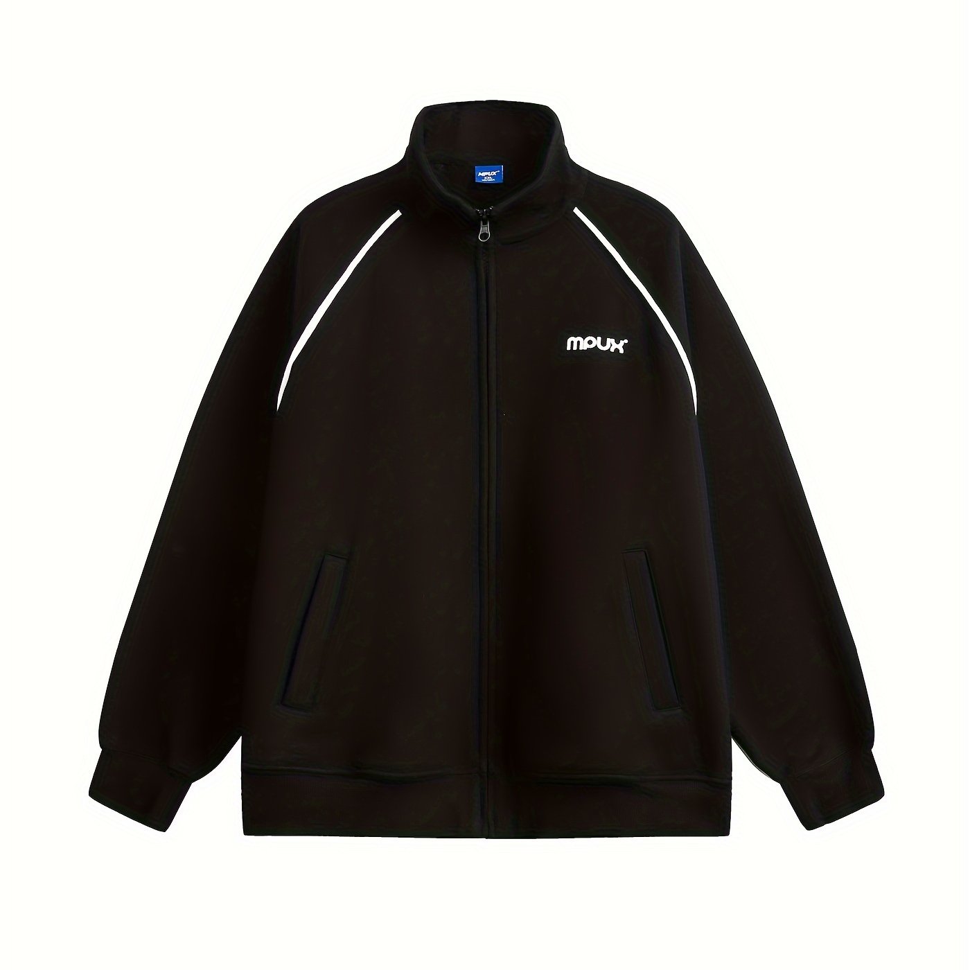 Sudadera informal negra con capucha