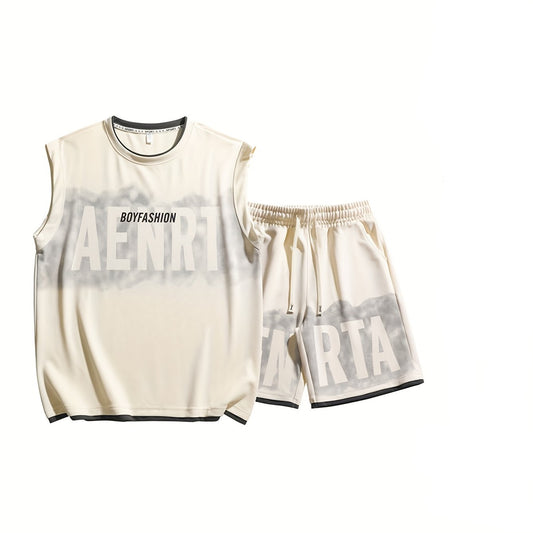 Conjunto deportivo casual de dos piezas para hombre