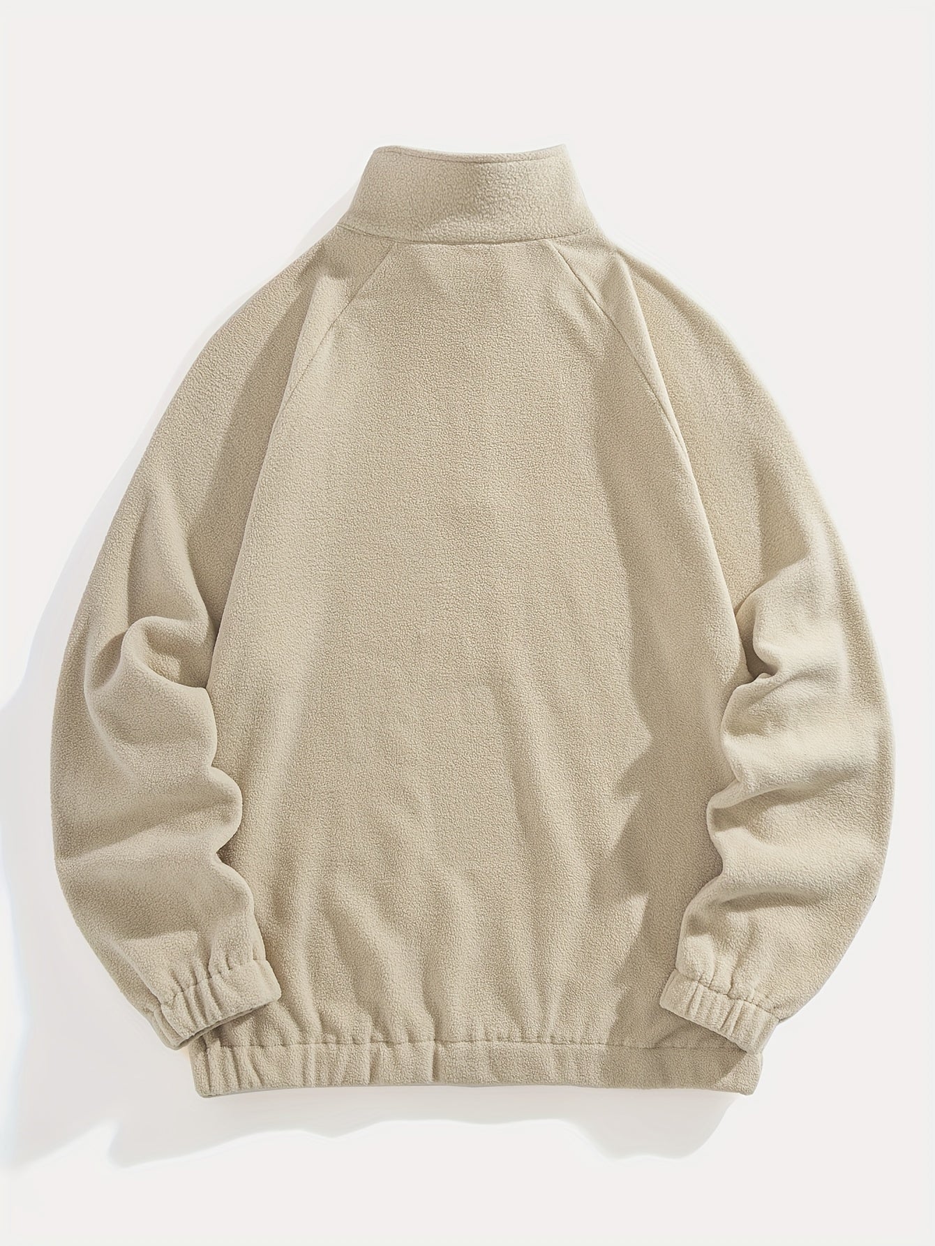Sudadera con cremallera de polar bordado California para hombre