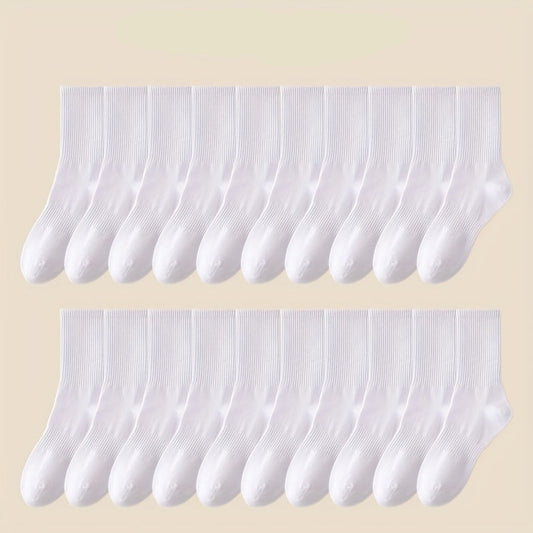 20 pares de calcetines negros y blancos
